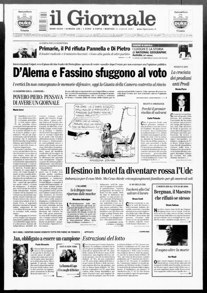 Il giornale : quotidiano del mattino